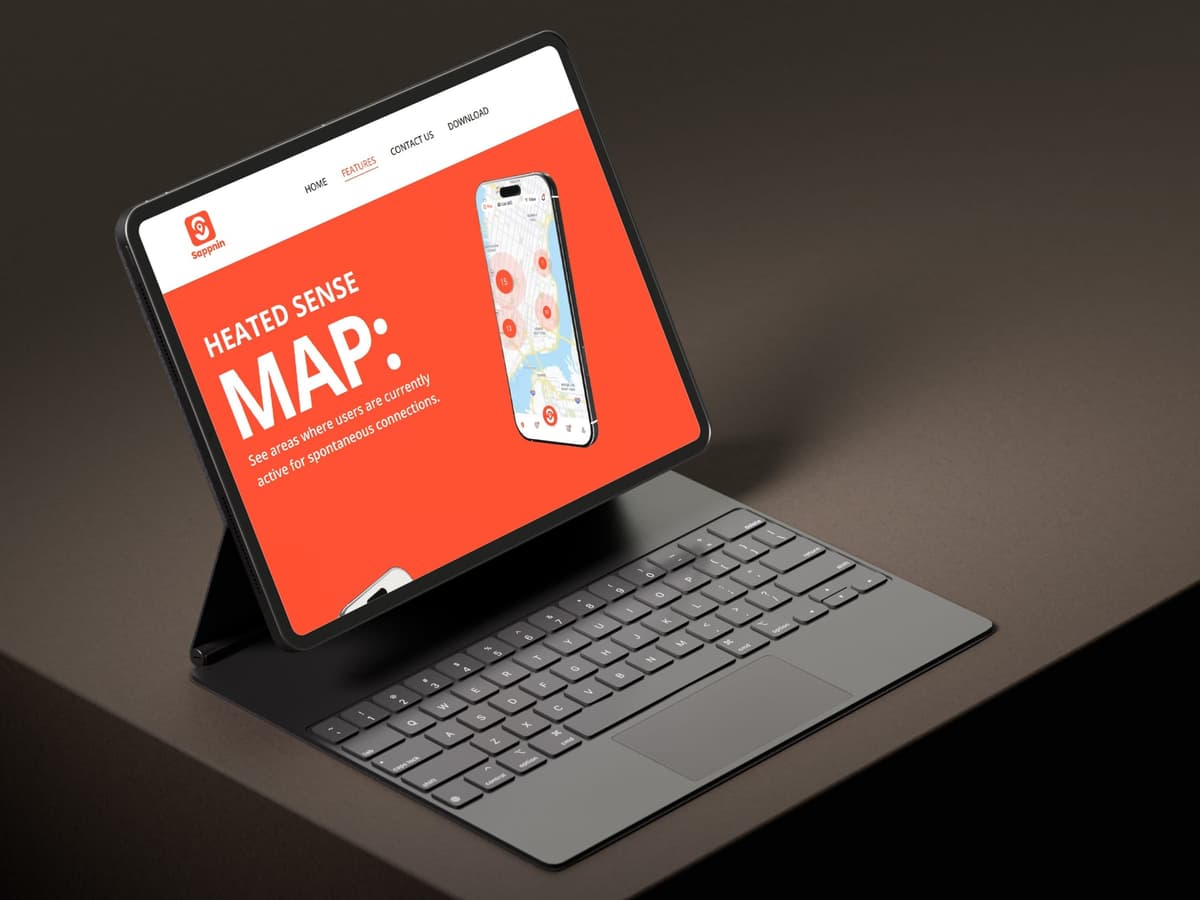 Webdesign voor Sappnin, afbeelding 3